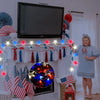 4Th of July Decor Star String Lights Patriotic Decorations Lights for Independence Day 19.7 Feet