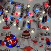 4Th of July Decor Star String Lights Patriotic Decorations Lights for Independence Day 19.7 Feet