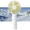 Handheld Fan, Portrable Mini Fan with 3 Speed, USB Rechargeable Personal Fan Battery Operated for Outdoor, Office, Travel -White