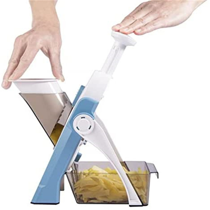 Multifunction Vegetable Cutter Meat Potato Slicer Carrot Grater Steel Blade