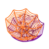 Halloween Decor Spider Web Bowl 