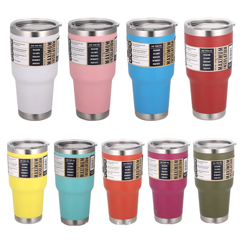 Tumbler Double Wall Water Vaso Cooler Termos Stainless Steel