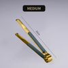 Gold Stainless Steel Food Tongs 